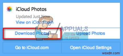 Cách tải tất cả ảnh cùng lúc từ iCloud xuống PC 