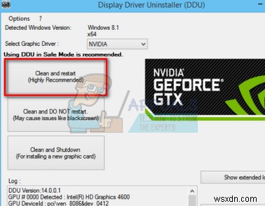 Khắc phục:NVIDIA Code 43 (Windows đã dừng thiết bị này vì nó đã báo cáo sự cố) 