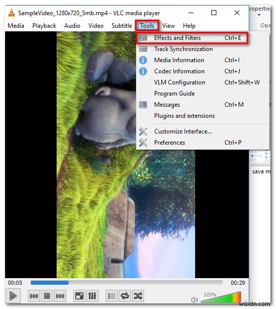 Cách xoay video cho Windows Media Player 