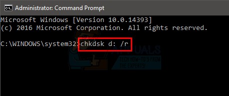 chkdsk / f / r so với chkdsk / r / f 