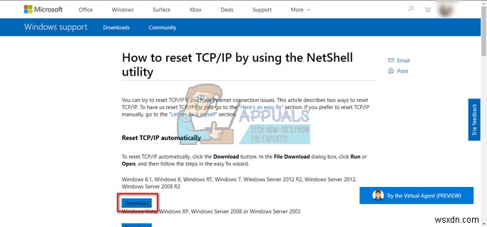 Khắc phục:Windows không thể giao tiếp với thiết bị hoặc tài nguyên (Máy chủ DNS chính) 