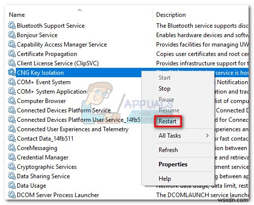 Là gì:CNG Key Isolation (lsass.exe) 