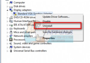 Khắc phục:Các vấn đề về trình điều khiển bộ điều hợp đồ họa VGA tiêu chuẩn 