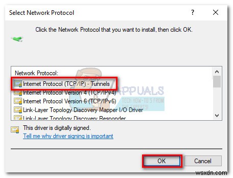 Khắc phục:Các mục đăng ký ổ cắm Windows được yêu cầu cho kết nối mạng bị thiếu 