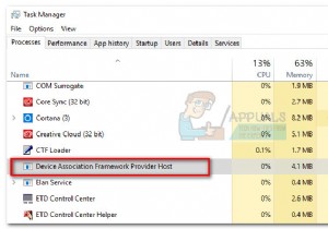 Khắc phục:dasHost.exe Sử dụng bộ nhớ và CPU cao 