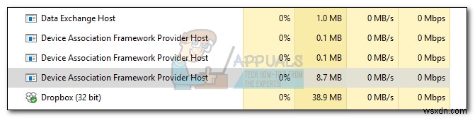 Khắc phục:dasHost.exe Sử dụng bộ nhớ và CPU cao 