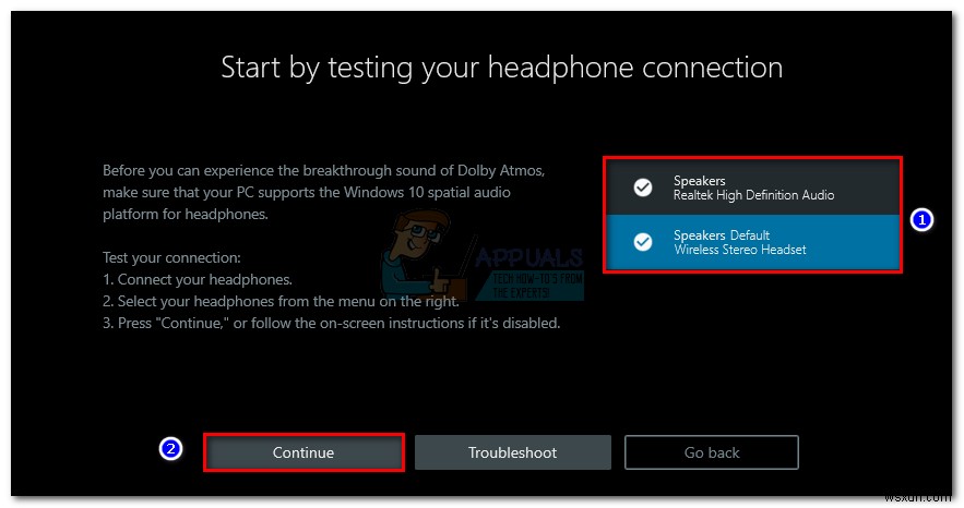 Cách thiết lập âm thanh không gian Dolby Atmos trên Windows 10 
