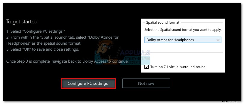 Cách thiết lập âm thanh không gian Dolby Atmos trên Windows 10 