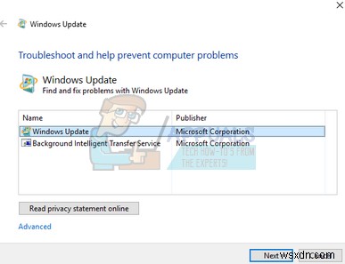 Khắc phục:Bản cập nhật Windows 10 1709 không cài đặt được 