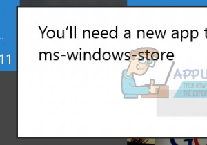 Đã giải quyết:Bạn sẽ cần một ứng dụng mới để mở cửa hàng ms-windows này 