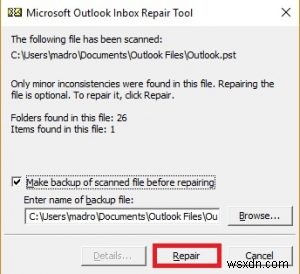 Cách sửa lỗi Outlook “2007, 2010, 2013, 2016” khởi động ở chế độ an toàn 