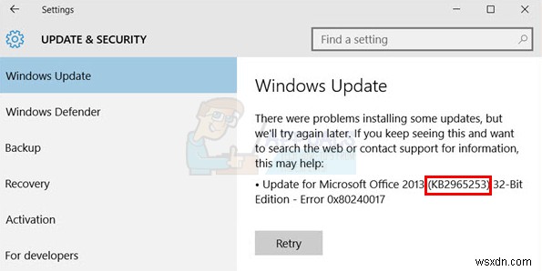 Khắc phục:Windows Update bị mắc kẹt ở mức 0% 