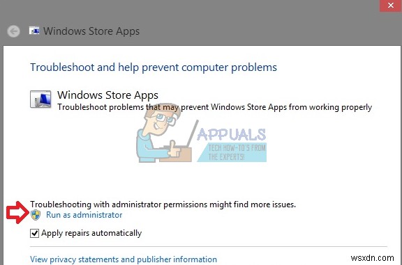 Khắc phục:Ứng dụng Windows 8 không hoạt động 