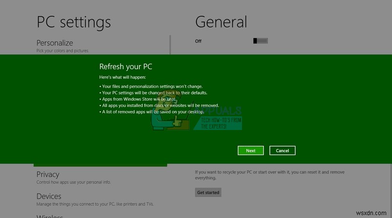 Khắc phục:Ứng dụng Windows 8 không hoạt động 