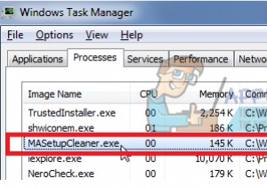 Cách xóa MASetupCleaner.exe của Samsung Kies
