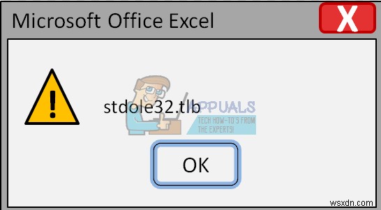 Khắc phục:Lỗi Microsoft Excel 2007 stdole32.tlb 
