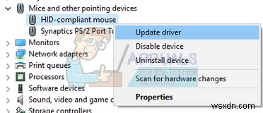 Khắc phục:Chuột và bàn phím USB không hoạt động Windows 10 