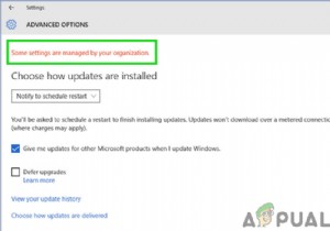 Cách khắc phục  một số cài đặt do tổ chức của bạn quản lý  