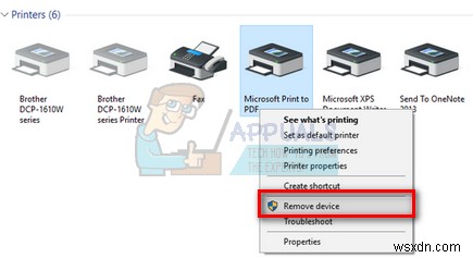 Cách thêm hoặc xóa Microsoft Print sang PDF 
