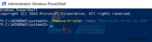 Cách thêm hoặc xóa Microsoft Print sang PDF 