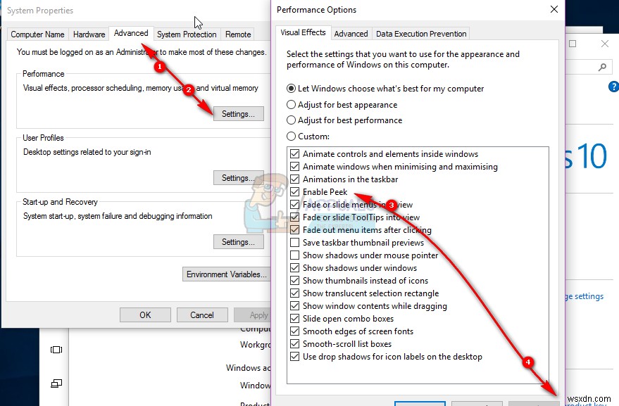 Cách tắt Chế độ xem trước hình thu nhỏ của thanh tác vụ trực tiếp trong Windows 10 