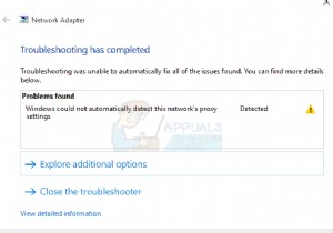 Cách khắc phục  Windows không thể tự động phát hiện cài đặt proxy mạng này  trên Windows 