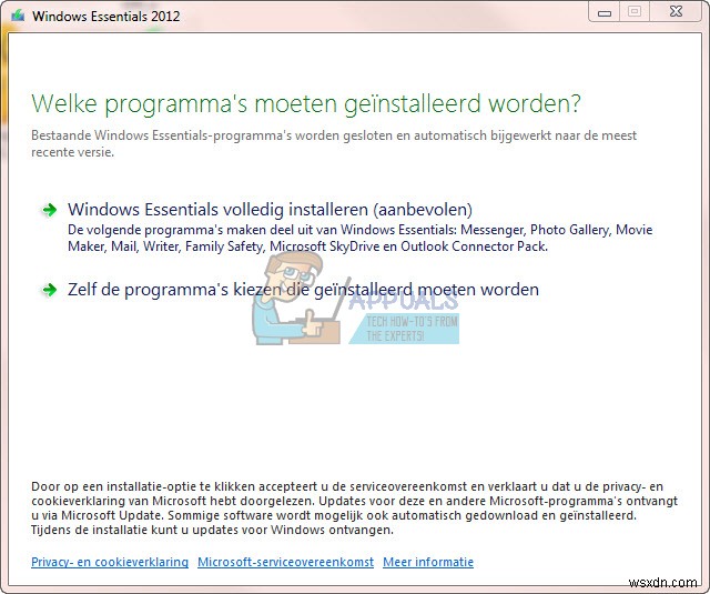 Cách gỡ cài đặt hoàn toàn Windows Essentials 2012 