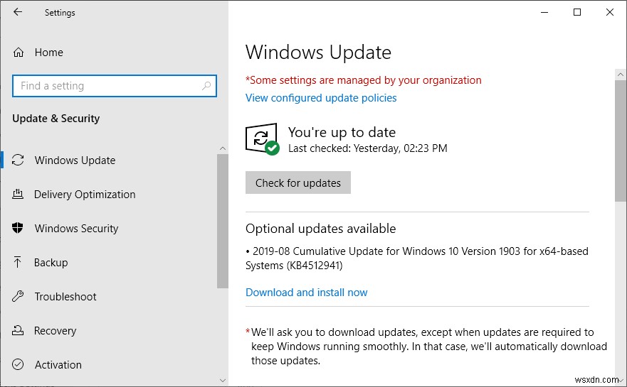 Cách khắc phục mã lỗi Windows Update 0x80080005 trên Windows 10 