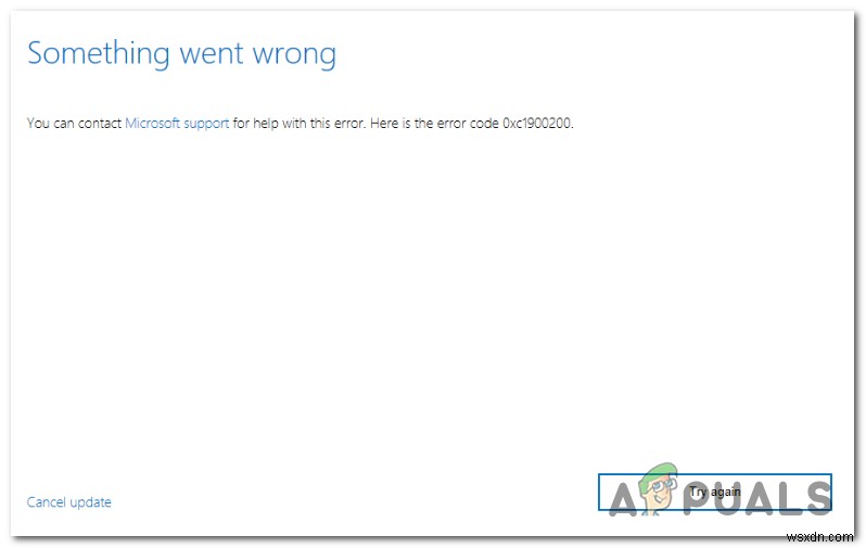 Làm thế nào để khắc phục lỗi cập nhật Windows 10 0xc1900200? 