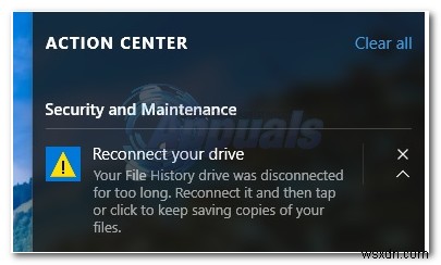 Khắc phục:Kết nối lại thông báo Drive của bạn trên Windows 8/10 