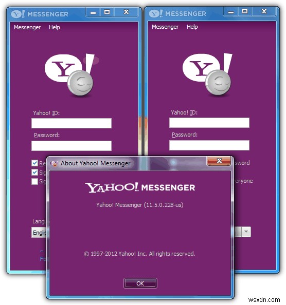 Cách chạy nhiều phiên bản Yahoo Messenger đồng thời 