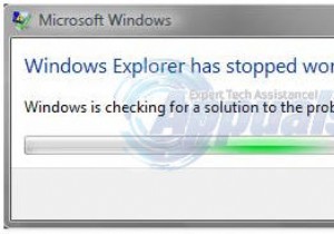 Khắc phục:Windows Explorer đã ngừng hoạt động 