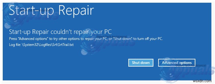 Cách thực hiện:Thực hiện Startup Repair trong Windows 8 / 8.1 và 10 