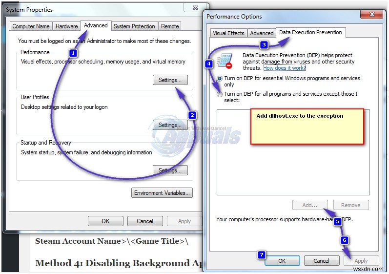 Khắc phục:COM Surrogate đã ngừng hoạt động (dllhost.exe) 