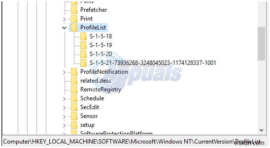 Khắc phục:Sự cố hồ sơ tạm thời trong Windows 10 