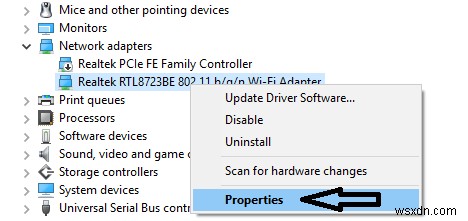 Khắc phục:Windows 10 sẽ không tự động kết nối với WIFI 
