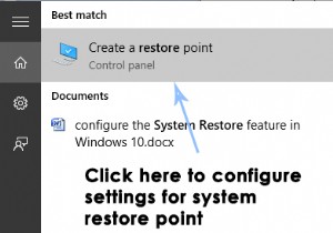 Cách thực hiện:Định cấu hình Khôi phục Hệ thống trong Windows 10 