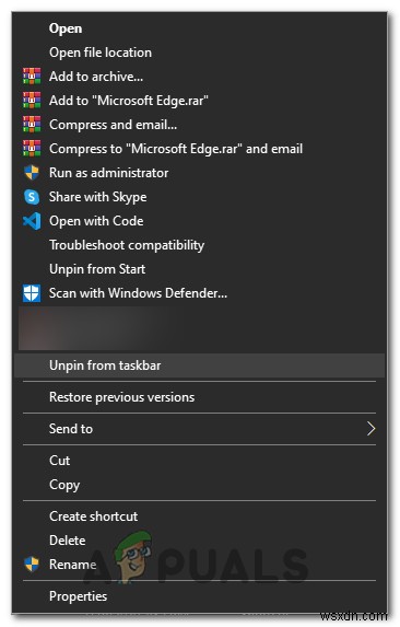 Cách tắt trình duyệt Microsoft Edge 