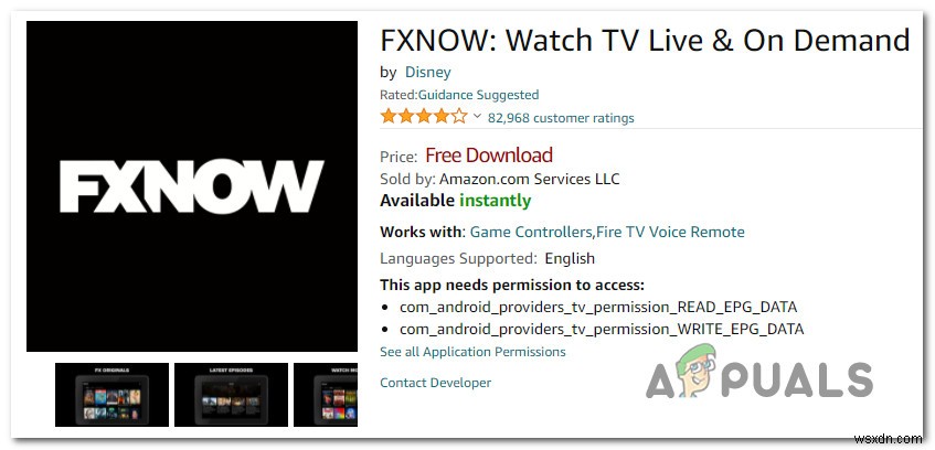 Kích hoạt FXNOW trên Roku, Smart TV, Xbox và các thiết bị khác 