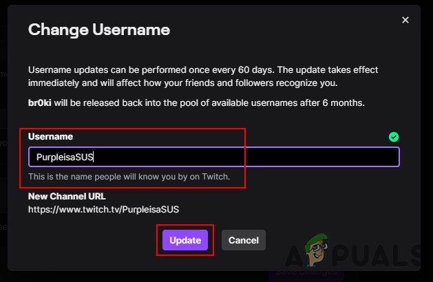 Các bước để thay đổi tên và tên người dùng của bạn trên Twitch một cách dễ dàng 