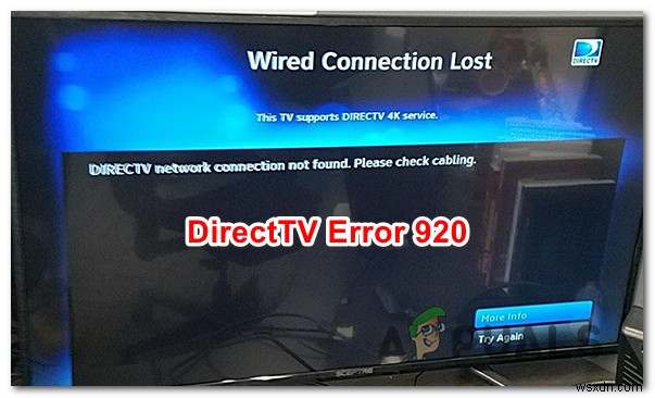 Cách sửa lỗi DirecTV 920 