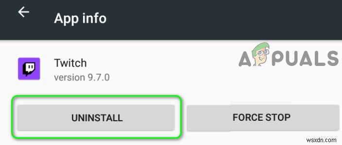 Khắc phục:Ứng dụng Twitch Mobile không hoạt động 