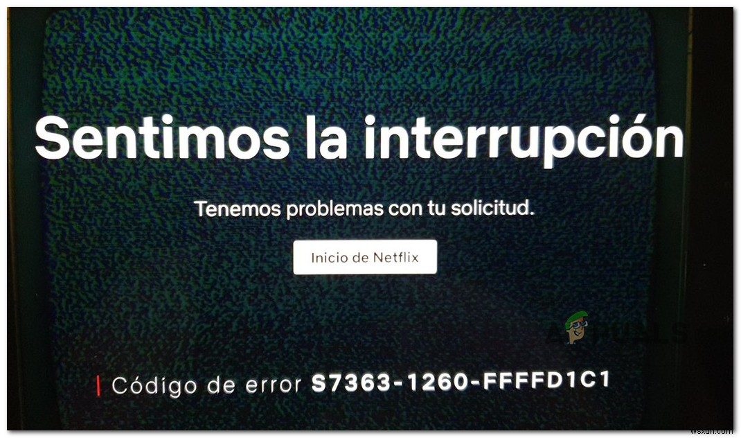 Cách sửa lỗi Netflix S7363-1260-FFFFD1C1 