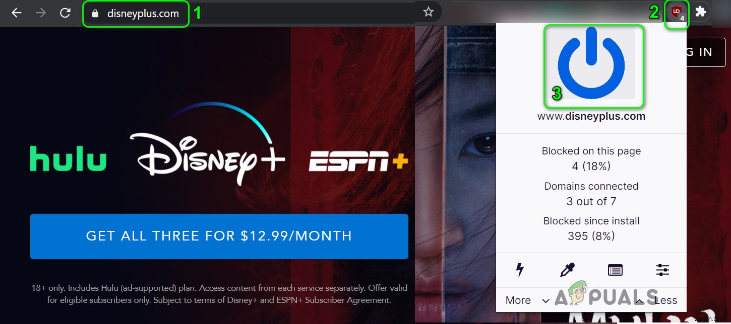 Khắc phục:Nút đăng nhập Disney Plus không hoạt động 
