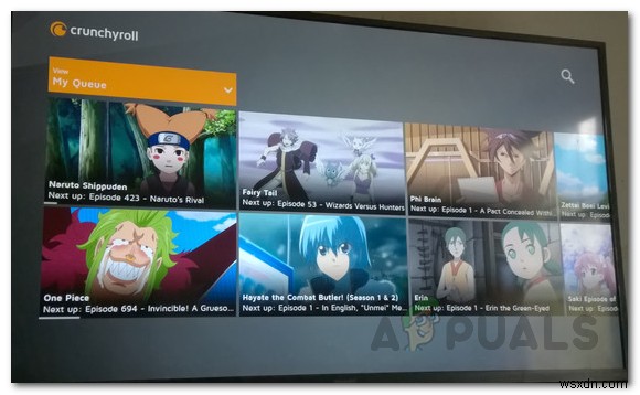 Cách khắc phục lỗi máy chủ Crunchyroll trên Xbox One 