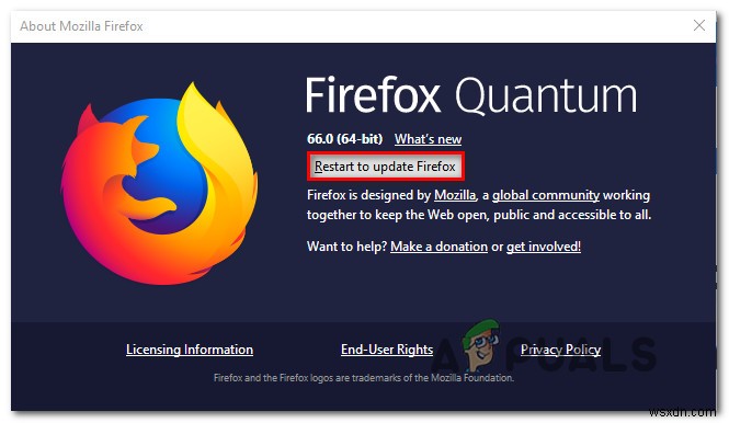 [Khắc phục] Mã lỗi Netflix F7053 1803 trên Mozilla Firefox 