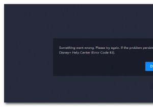 Làm thế nào để sửa lỗi Disney + Mã lỗi 83? 