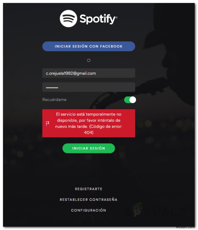Lỗi đăng nhập Spotify 404:Khắc phục sự cố 
