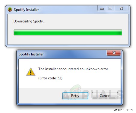 Làm thế nào để sửa mã lỗi cài đặt Spotify 53 trên Windows? 