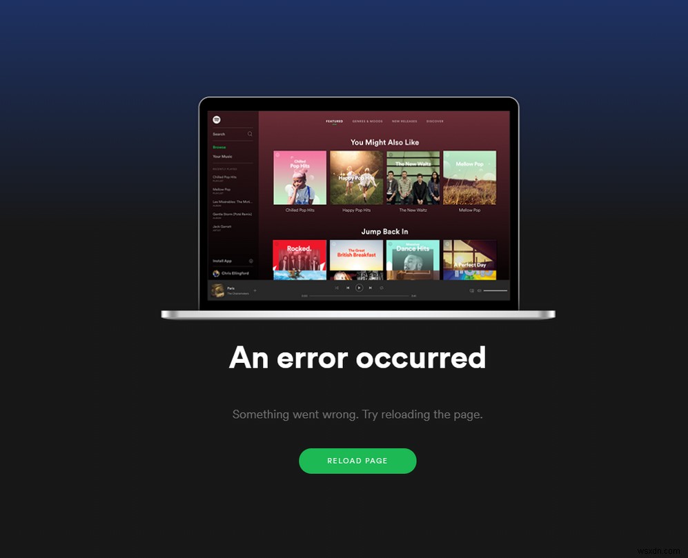 Cách khắc phục lỗi xảy ra trong Spotify Web Player? 
